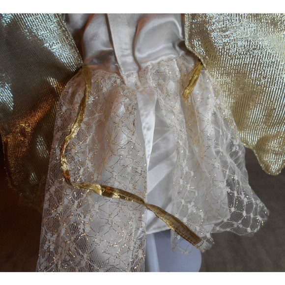 Build-A-Bear Orange Striped Tabby Cat in Angel Outfit w/Sound Box 17" Plush - Picture 9 of 13